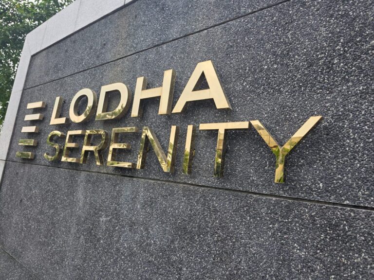 Letter Molding Works lodha seranity aluminium molding