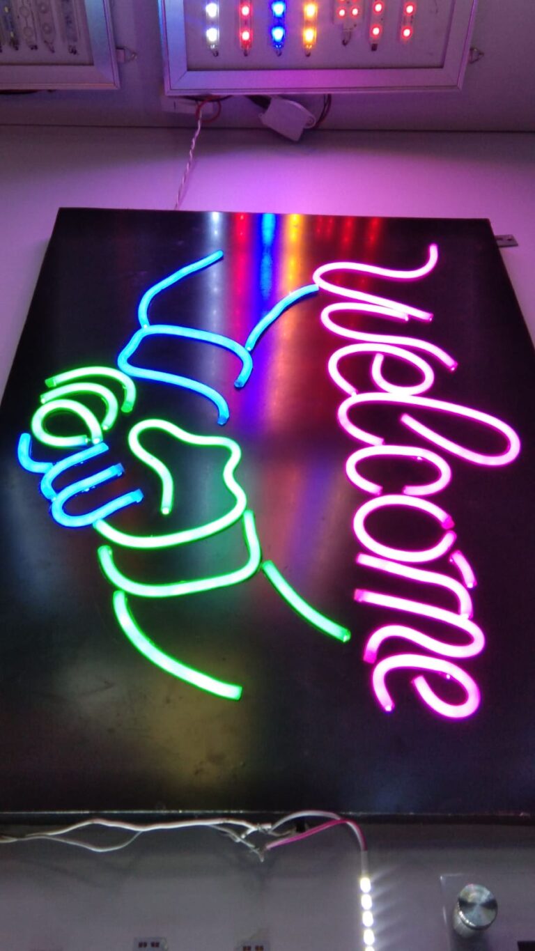 welcome neon