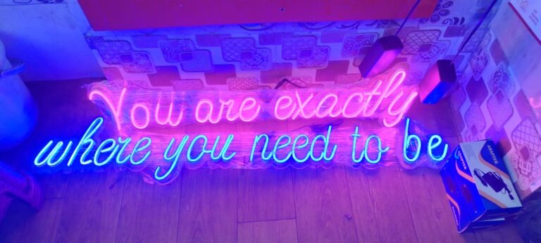 you are exactly where you need to be